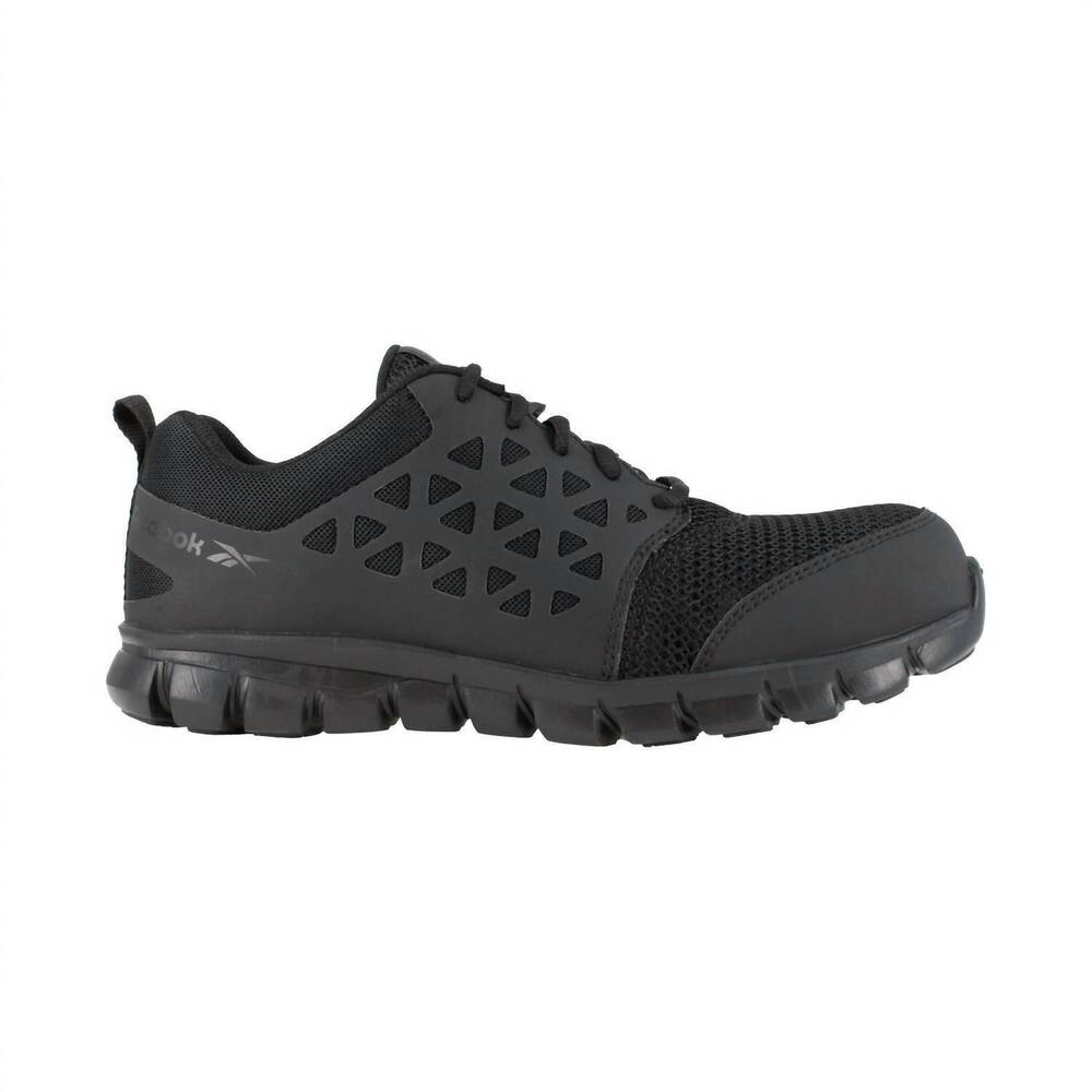 NEW REEBOK men's sublite cushion athletic work shoe in black